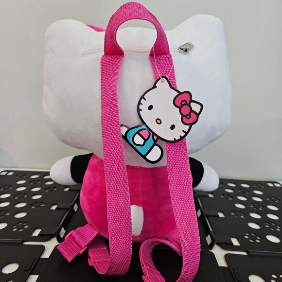 Sanrio Hello Kitty Plush Backback Pink Plushie Doll | One Size - Picture 9 of 13